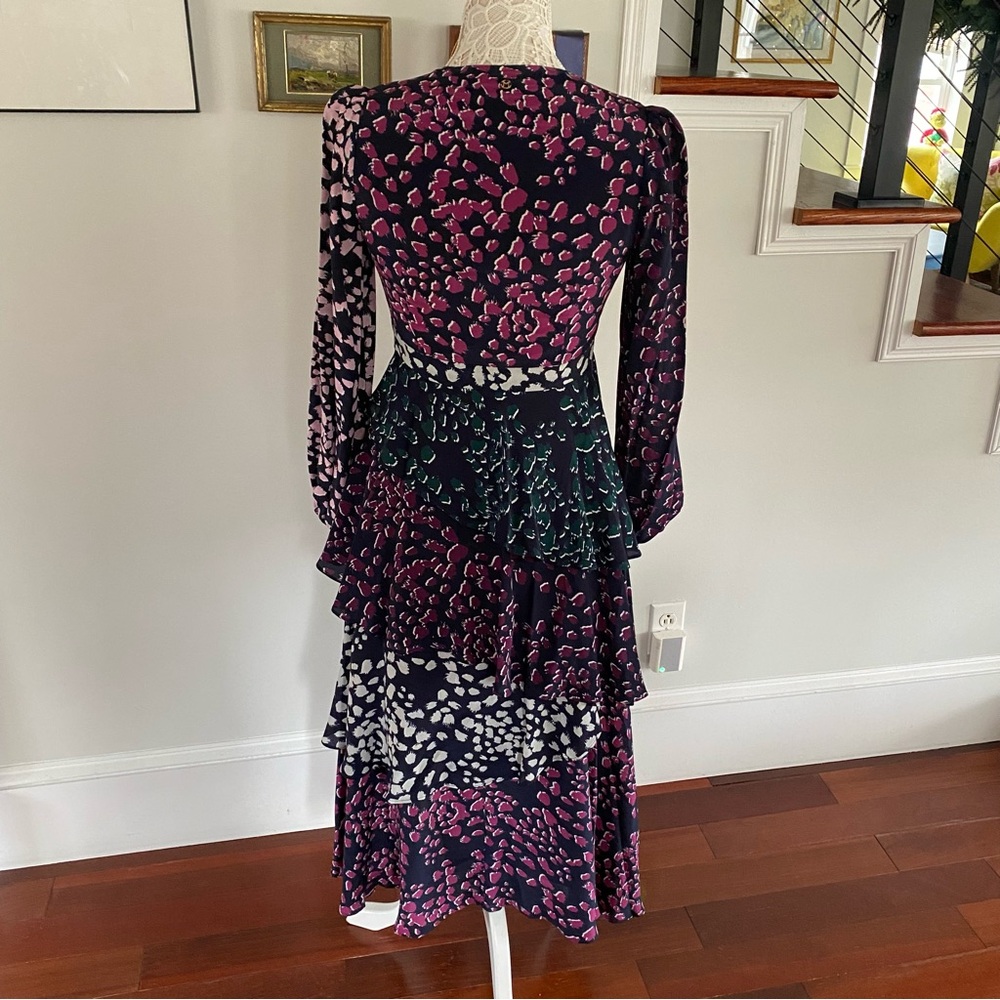 MARIE OLIVER Tessa Tiered Dress Sz 6 - Picture 5 of 6